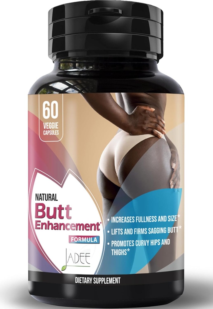 Butt Enhancer Pills for Big Booty & Curvy HIPS - BBL Weight Gainer for Women Curves Bigger Butt Pills for Women - Booty Butter Aguaje para Aumentar Gluteos y Caderas - Butt Growth Products