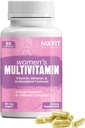 Women's Multivitamin – Complete Multivitamin for Women 50+ with Essential Vitamins A, B, C, D, E, Calcium & Iron – Supports Energy, Mood, Hair, Skin, Nails & Overall Health – 60 Capsules