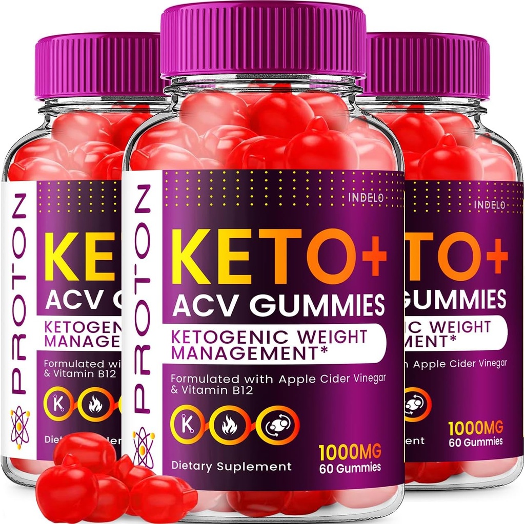 (3 Pack) Proton Keto ACV Gummies Advanced, Proton Keto + ACV Gummies 1000mg, proteino Keto + ACV Apple Cider Vinact Gummy Proton Gummies Reviews, Proton Keto + ACV Vitaminas B12 (180 Gummies)