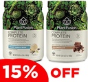 PlantFusion Complete Plant Based Pea proteino milteliai Bundle, Non- GMO, Vegan, Dairy Free, Gluten Free, Soy Free, Alergija Free w / Digestive fermentų, Dieta priedas, Vanilla Bean ir Šokoladas 1 Svaras