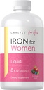 Carlyle Liquid Iron Addition for Women - 124; 8 fl oz Drops - 124; Fruit Punch Schior - 124; Vegetarian, Non- GMO, Gluten - nemokamai
