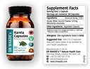 DR WAKDE 'S Karelos kapsulės (Bitter Gourd, Bitter Melon, 60 Veg Caps, Plant-Based Additive, Ayurvedic Herb, All Natural, Vegan)