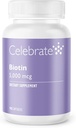 Celebrate Biotin 5 000 mcg - 90 skaičius