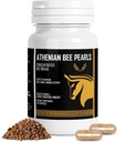 Bee Pollen Addition Athenian Bee Pearls ® 124; Natural Immunality & Vitality Support Bee Pollen Castle ® 124; Spartan Bee Bread Extract & Vitaming C ® 124; Non GMO, Not Synthetic, All Natural Organic Bee Pollen