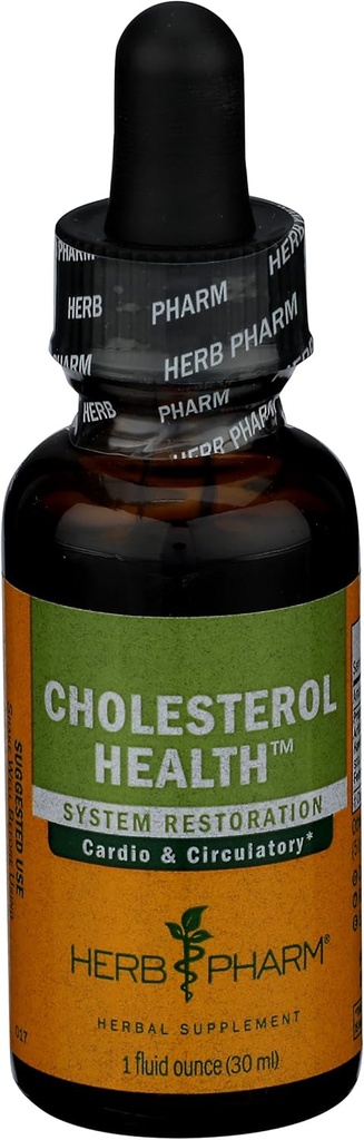 Herb Pharm Cholesterol Health Herbal Liquid Formula for Cardiovascular and Circulatory Support - 1 Ounce