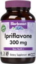 BlueBonnet Nutrition Ipriflavone 300mg - Kaulų sveikatai * - Ostivone Source - Non- GMO, Vegan, Kosher Certified, Gluten- free, Soy- Free, Maistas nemokamai - 60 Daržovių kapsulės, 60 Servings
