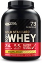 Optimum Nutrition Gold Standard 100% Išrūgų baltymų milteliai, Bananų kremas, 5 Pound (Packaging May Vary)