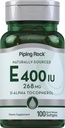 Pipecing Rock Vitaminas E 400 TV Softgels