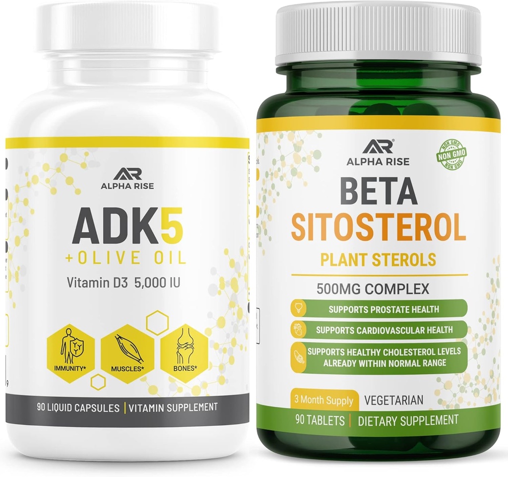 ADK 5 Vitaminas + beta sitosterolis - Natūralūs augalų steroidai