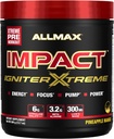 ALLMAX Nutrition - Smūginis Igniter Extreme PreWorkout milteliai - su citruline Malate, Beta - Alaninas, Kofeinas, Taurinas, ir, Bevandenis betainas (Pineapple Mango)