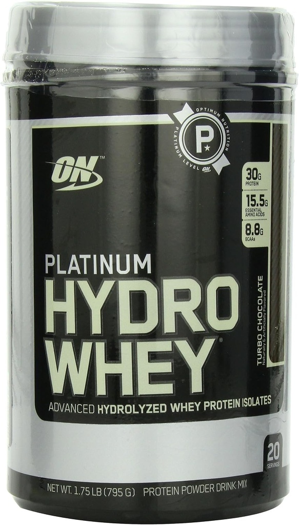 Optimum Nutrition Platinum Hydro Whey, Turbo Šokoladas, 1,75 piliakalnis