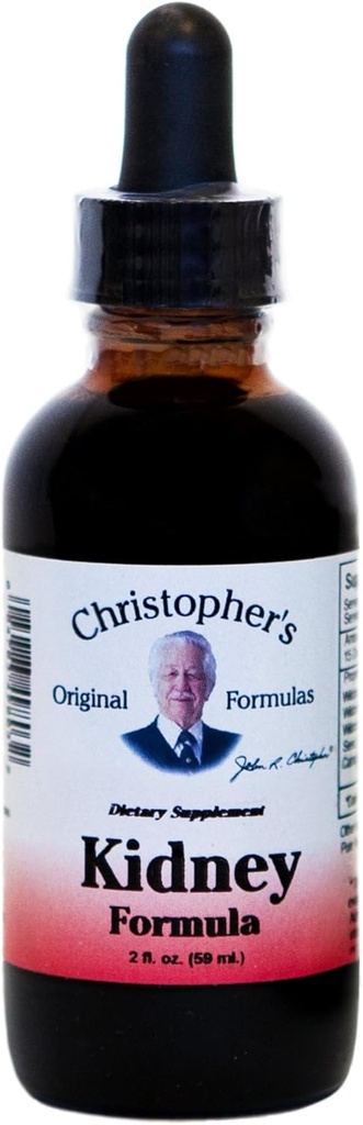 Christopher Originalus formulės inkstų ekstraktas, Žolelių parama su imbiero šaknis, Goldenseal & Juniper Berry, 2 oz skystas