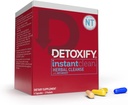 Detoksify - Instant Clean - 4 Capsules - Profesionaliai suformuluotas augalas Detox Capsules - Sustiprintas su Metaconost, Milk Thistle ekstraktas, Uva Ursi & Ginseng ekstraktas - Plius Sticker
