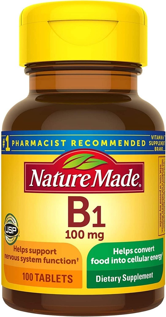 Nature Made B1 100 Mg 100 Count (5 Pack)