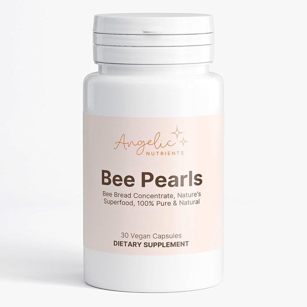 Bee Bread Addition, 700mg, 30 kapsulių, Natural Bee Pearl