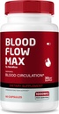 NutraRize Blood Flow Max Capsules, Advanced Blood Support Formula, Maximum Strength Supplement for Healthy Blood Circulation, All Natural Vitamin Pills for Overall Wellness, Reviews (60 Capsules)