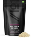 Ekologiškas pieno Thistle milteliai 150g - Šaltinis Valomasis Silymarin - Pagaminta iš Cold- pressed Milk Thistle - Vegan, Žaliavos, Ne GMO.