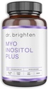 Dr. Brighten Myoinozitol Plus - Gydytojo suformuluotas santykis Myo- ir D- Chiro- Inozitol remti PCOS simptomai, Hormonų balansas, Sveikų kiaušidžių funkcija, ir reguliariai menstruacinių ciklų