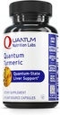 Quantum Nutrition Labs Termerinis - Termerinis Kapsules, Termerinis Curcumin Addition, kepenų parama, 500 mg Curcuma Vienoje kapsulėje - 60 Vegetariškų kapsulių