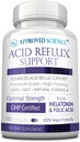 Acid Science ® Acid Reflux Support - su melatoninu, marmurdo šaknimi, L- Taurine -180 kapsulių - Vegan