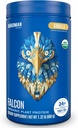 BIRDMAN Falcon Organic Vegan proteinas Milteliai Vanilla, 24g proteinas, Cukraus nemokamai, Probiotikai, Low Carb, Keto Friendly, Pieno nemokamai, Laktozė nemokamai, Ne Išrūgų, Augalų pagrįstas Pupų baltymų milteliai - 18 Servings