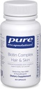 Pure Encapsulations Biotin Complex Plaukų ir odos 124; Biotin Complex Sveikiems plaukams ir odos palaikymui