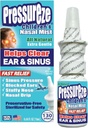 Pressureze Visi natūralūs konservantai- Nemokamas sterilus nosies purškalas vaikams - Greita parama nosies purškalas - Sinus Allygies & Congestion ® 124; 130 purkštuvai, 18 ml