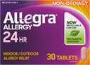Allegra Adult 24HR Non-Drowsy Antihistaminas, 30 tablečių