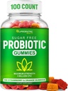 Probiotiniai Gummies suaugusiems ir vaikams Max stiprumo 5 Billion KSV ® 124; Ekologiškas cukraus nemokamai Gummies Digistive Health ® 124; 100 Count Vegan Gluten Nemokamai Chewable Probiotics Gummies Vyrams ir vaikams