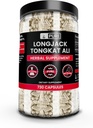 Pure Original Ingredients Longjack (Tongkat Ali) (730 Capsules) No Magnesium Or Rice Fillers, Always Pure, Lab Verified