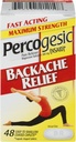 Perkogezic backache Relief Pain Reliver, Maksimalus stiprumas, 48 tabletės