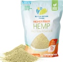 Kanapių baltymų milteliai - Augaliniai baltymų milteliai su aukštesnėmis Hemp Fiber & Eteriniai amino rūgštimis - Easy- to-Digest Vegan baltymų milteliai avižų miltams, smoothies, & Kepti prekės, 16oz