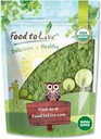 Food to Live Organic SuperGreens Powder Blend – Mixed Kale, Moringa, Spirulina, Wheatgrass Powders. Non-GMO, Pure, Vegan, Bulk. Rich in Antioxidants, Chlorophyll. Great for Juices, Smoothies, Baking