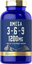 Carlyle Omega 3 6 9 priedas, 124; 1 200 mg, 124; 180 Softgel kapsulės, ® 124; Triple Omega kompleksas, ® 124; Žuvys, Flaxseed & Borage aliejai su EPA & DHA, 124; Non-GMO & Gluten, nemokamai