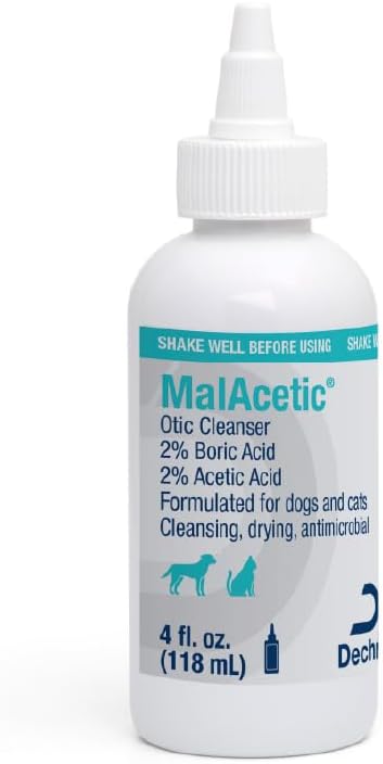 Dechra Malactic Otic Cleanser šunims ir katėms, 4 fl oz