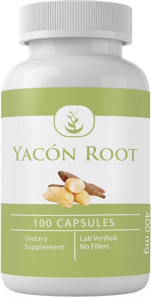PURE ORIGINAL INGREDIENTS Yacon Root, (100 kapsulių) Visada Pure, Nėra priedų arba piltuvai, Lab Patikrinta