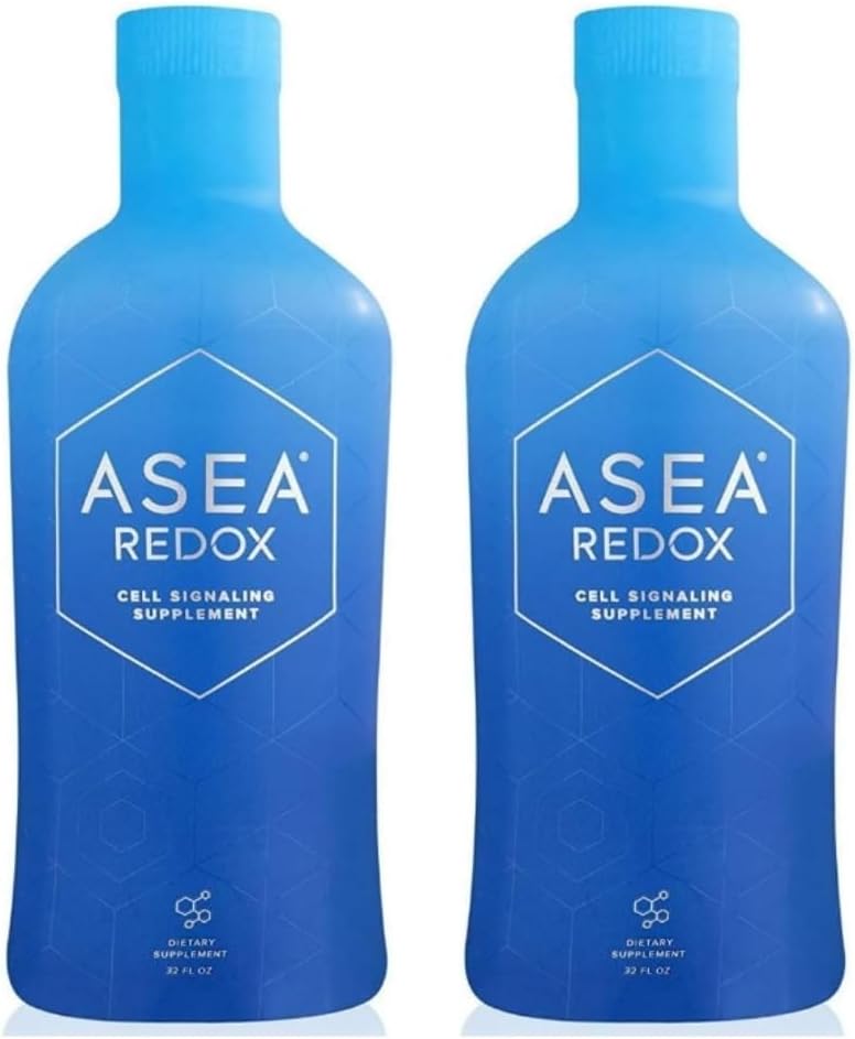 ASEA Redox Cell Signaling Priedas - Aklieji energija ir širdies papildai vyrams ir moterims - Hormonų balansas ir energijos stiprintuvas moterims ir vyrams už Vibrant Age- Defening Living (Du 32 Fl Oz buteliai)