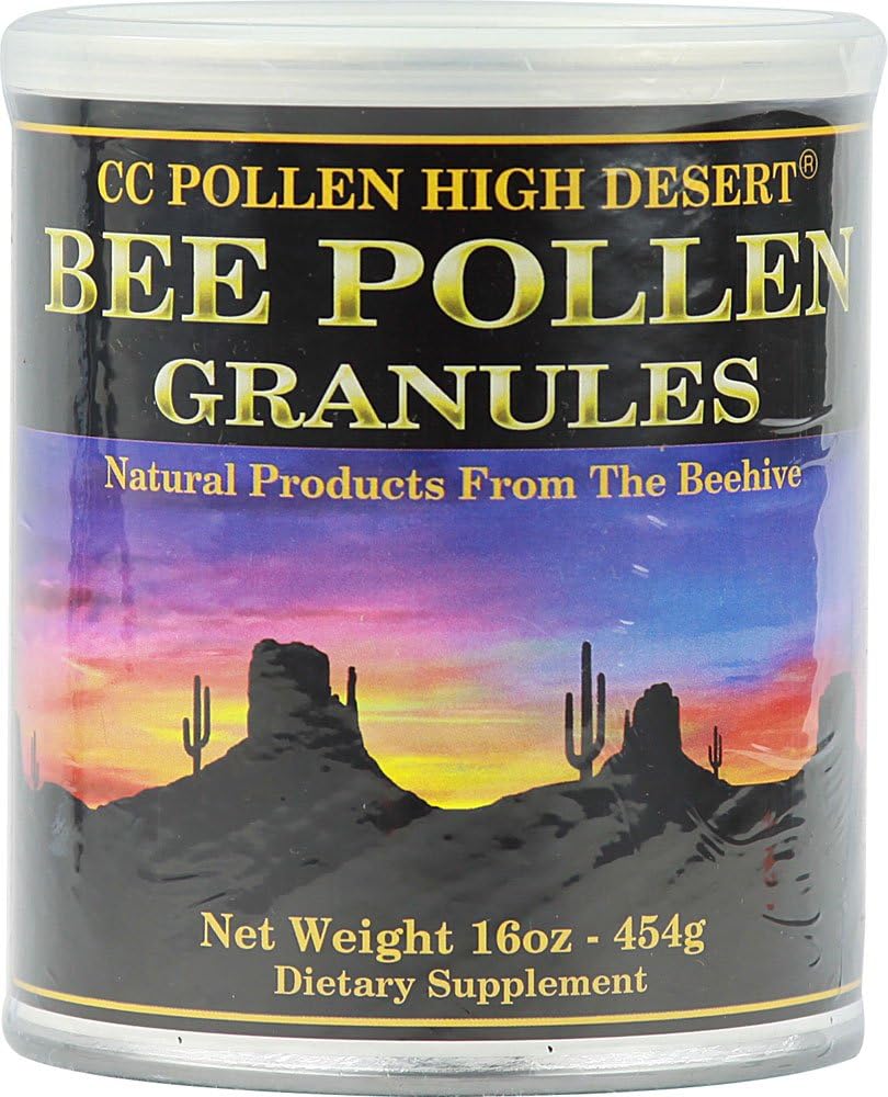 C Pollen Bee Pollen Granulės supakuotos į skardinę -- 1 lbs