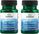 Swanson Lutein & Zeaxanthin Synergistic Eye Health Vision Retina Macula Supplement (Lutein 20 mg & OmniXan Zeaxanthin 2 mg) 60 Softgels Sgels (2 Pack)