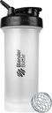 BlenderButelis Classic V2 Shaker Butelis puikiai tinka baltymų Shakes ir prieš treniruotės, 45-Ounce, Švarus / Juodas