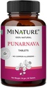 Punarnava tabletės, kurias gamina mi Nature ® 124; 90 tablečių, 1000 mg ® 124; 45 paros Pasiūla ® 124; Žolinės tabletės ® 124; Vegan ® 124; Boerhaavia difuza ® 124; iš Indijos