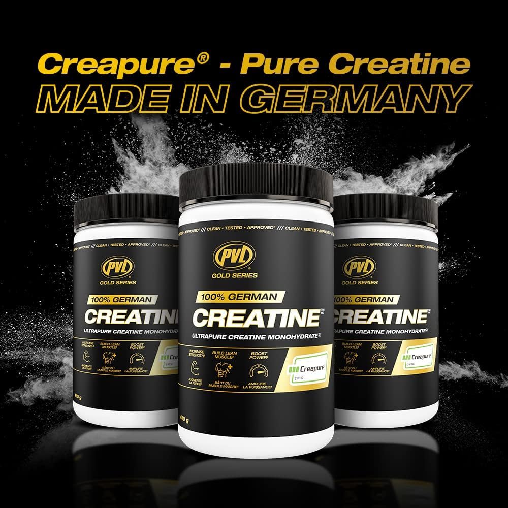 PVL Creapure Creatine - 100% Pure Vokietijos kreatino monohidratas Milteliai - 82 Servings - 410 g