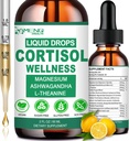 Cortisol papildai moterims ir vyrams, 16- in-1 Cortisol Reducer Detox Manager w. Magnis, Ksm- 66 Ashwagandha, L- Theanine, Rhodiola, Fosfatidilserinas žemutiniam kortizolio, Recess Mood, Focus Support
