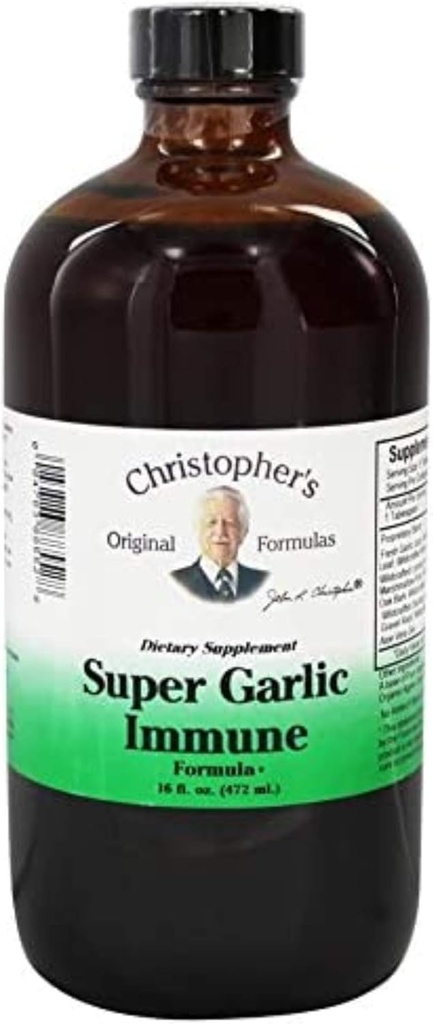 Dr. Christopher super česnakų imuninis sinuras16 oz