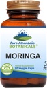 Pure Mountain Botanicals Moringa Leaf Capsules - Kosher Vegan Formulė su 1000mg Organic Moringa - Green Moringa Oleifera Maisto papildai