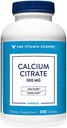 Kalcio citratas 300 mg - Mineralinės medžiagos sveikiems Bones & Teth, gerai absorbuota forma Chelated Calcium - 100% iš Citrate & Dicaclium Fosbate (300 tablečių) pagal Vitaminas shoppe
