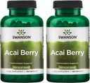 Swanson Acai Berry Antioxidant Support 500 Milligrams 120 Capsules (2 Pack)