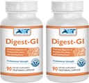 Digest- GI Digestive Enzyme - (90 x 2) Vegetarian Capsules- Digestion and Bloating Relief for Women and Men