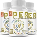 Palmitoyletanolamidas su liuteolin & Turmeric - Micronized Pea Addition - JAV Pagaminta - 180 tablečių