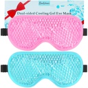 BeeVines Gel Eye Mask, 2 Pack Cooling Ice Kaukės Puffy Akys vyrams ir moterims, Šaltas & Warm Compress Post Surgery, Puffness, Alergija, Sinusai ir Migranai Gydymas